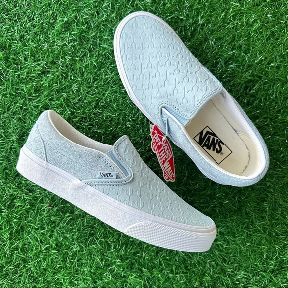 Vans Classic Slip On Houndstooth Embossed Suede - Picture 7 of 8